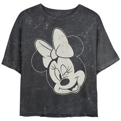 Disney fans will love this juniors' graphic tee. ©Disney Disney fans will love this juniors' graphic tee. ©Disney FEATURES Crewneck Short sleevesFABRIC & CARE Cotton Machine wash Imported Size: X Large. Color: Black. Gender: female. Age Group: kids. Minnie Mouse Outfits, Disney Designs, Girls T Shirt, Mickey Mouse And Friends, Retro Logo, Disney Outfits, Mickey And Friends, Disney Style, Iconic Characters