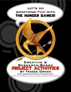 an advertisement for the movie's upcoming film, the hunger games is shown in black and white