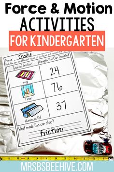 Kindergarten Small Groups, Kindergarten Names, Science Inquiry, Speed Force, Science Experiments For Preschoolers