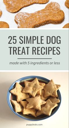 homemade dog treats made with 5 ingredients or less are the perfect treat for dogs and cats