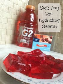 Always, Katie: Sick Day Rehydrating Gelatin Sick Day, Sport Nutrition, Cold Remedies, Homemade Remedies, Mom Hacks, Ruffle Shirt