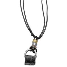 Wicked Wonders VIP Bling Necklace Hell Bent for Leather Urban Man Necklace Affordable Bling_Bling Fashion Paparazzi Everyday Black Jewelry With Leather Strap, Black Necklace With Adjustable Chain For Everyday Use, Black Pendant Necklace For Everyday Use, Black Jewelry With Adjustable Chain For Everyday Use, Minimalist Black Leather Necklace, Black Jewelry With Adjustable Length For Everyday, Modern Black Jewelry With Sliding Knot, Everyday Black Jewelry With Adjustable Clasp, Black Adjustable Necklace For Everyday Use