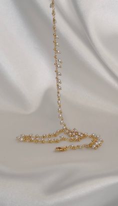 19" golden Drop Pearl Chain with 3" extender Tarnish Resistant Gold Plated Brass Beaded Necklaces, Pearl Chain, Layering, Gold Necklace, Gold Plate, Beaded Necklace, Jewelry Necklaces, Plating, Necklaces