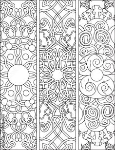 spiritual symbol motif adult coloring page celtic mandala mystic vector Christmas