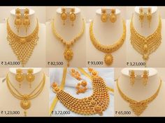 Gold Set Design, Gold Jewelry Design, Indian Gold Necklace Designs, Latest Gold Jewellery, Gold Haram, Gold Bridal Necklace, Bridal Jewellery Design