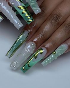 #DMVNAILS (@kierrazklawz) • Instagram photos and videos Tokyo Nails, Nail Lab, Hippie Nails, Long Acrylic Nail Designs, Gel Acrylic Nails, Blue Acrylic Nails, Girly Acrylic Nails