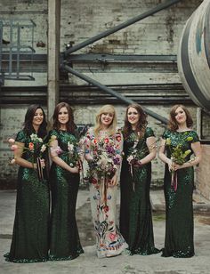 a group of women standing next to each other