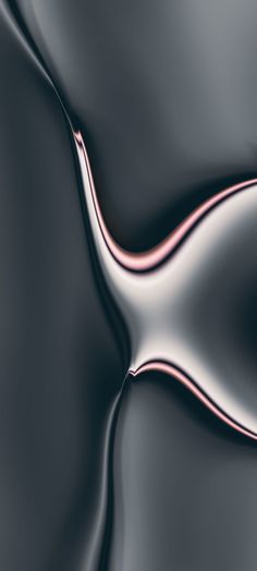 an abstract image of wavy lines in grey and pink