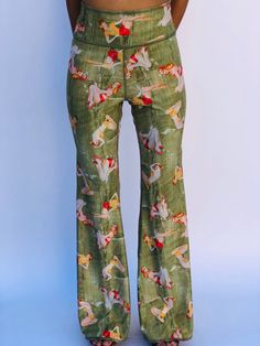 PRODUCT INFO: The 1950's pin up gal and coconut print were inspired by two of my dearest friends, Luana Kaaihue and Euleen Bell REVERSIBLE - Double sided prints; Two pants in one Made from "Recycled Water Bottles" - Recycled Polyester / Spandex UPF PROTECTION FROM THE SUN These bell bottoms are cut so everyone can where them no matter how petite…your legs look longer, not shorter… 2 lengths are offered, the “long” bells are cut to 32” and the “short” bells are cut to 30” (MICROFIBER ONLY AVAILAB 1950s Pin Up, My Dearest, Long Length, Dear Friend, Bell Bottoms, Polyester Spandex, Water Bottles, Pin Up, Pajama Pants