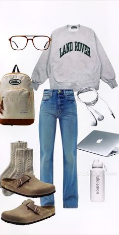 Everyday Casual Outfits Autumn, Women Birkenstock, Clogs Birkenstock, Granola Aesthetic, Linen Outfit, Birkenstock Outfit, Ideal Closet, Modest Outfit, Fashion Vibes