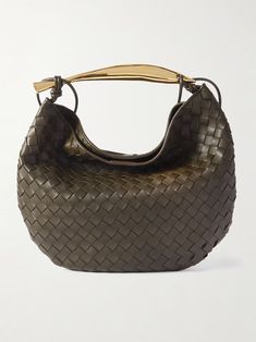 BOTTEGA VENETA Sardine medium intrecciato leather shoulder bag | NET-A-PORTER Sardine Bag, Ballet Pumps, Fine Watches, Ski Wear, Watches Jewelry, Manolo Blahnik, Net A Porter, Bottega Veneta, Fashion Bracelets