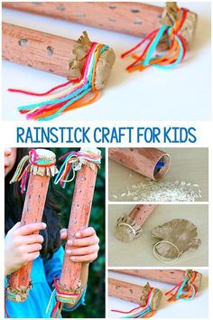 Instrument Craft, Rain Sticks, Homemade Instruments, Diy Instruments, Music Crafts, Diy Musical Instruments, Native American Crafts, Creative Activities For Kids