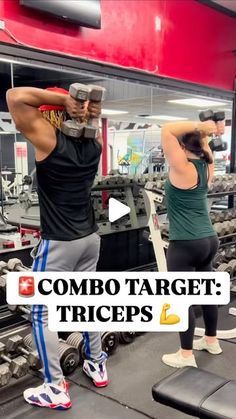 Knight's gym on Instagram: "WHO NEEDS TO GET RID OF BAT WINGS 👀💯
#theydontdothisatyourgym 

This combo has been tested and approved by the good folk at KNIGHTS GYM! 

Dm me to purchase my $10 transformation programs 📲

CHECK OUT MY STORIES FOR MORE 🙌🤓🫡

Take your @blaze_fat_burners daily! (LINK IN BIO)

And always wear your @theydontdothisatyourgym t shirts in the gym 💪 (LINK IN BIO)

🎥 I’m holding 20 lbs x client holding 8lbs dumbbells"