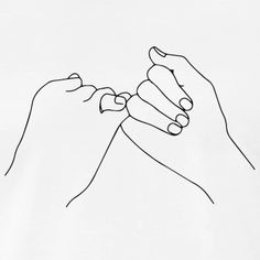 two hands holding each other with their fingers