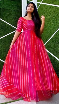 Long Frocks For Women, Long Blouse Designs, Simple Frock Design, Anarkali Dress Pattern, Frock Patterns, Frock For Women