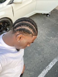 Two Strand Braids Men, High Taper Cornrows, Simple Conrows Lines And Braids, Taper Cornrows, Two Cornrow Braids Men, Short Braids Men, Cornrows Men Black Hairstyles, Short Twists Black Men Hair, 8 Cornrows Braids