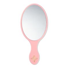 Handheld Glinda Mirror 1pk - HANDHELD GLINDA MIRRORFeaturesPINK DESIGN: Printed with SO POPULAR design in gold on a pink background..5 x 2.2 x 13.6-Wicked Handheld Glinda Mirror 1pk Wicked Merch, Wishlist 2024, Handheld Mirror, Xmas List, Oval Mirror, Pink Design, Tool Accessories, Makeup Tools Brushes, How To Apply Makeup