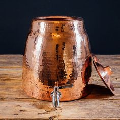 Water Dispenser Copper - Sertodo Copper Drinkware, Copper Canisters, Water Vessel, Gallon Water Jug, Storing Water, How To Polish Copper, Copper Vessel, Water Coolers, Copper Pipe