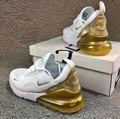 (1) Air 270 Gold – Royal Goddess Collection Gold Nike, Louis Vuitton Sneakers, Dr Shoes, Custom Nike Shoes, Shoes Sneakers Jordans, Nike Air Shoes, Cute Nike Shoes, Fresh Shoes, Cute Sneakers