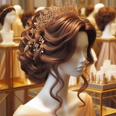 Wedding Hairstyles On Black Hair, Regal Hairstyles, Dramatic Hairstyles, Royal Hairstyles, Royal Hair, Medieval Hairstyles, Bridal Hair Buns, Long Hair Wedding Styles, Princess Hairstyles