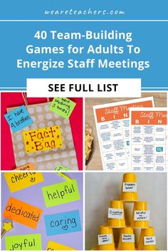 the top ten games for adults to engage staff members in their team - building activities