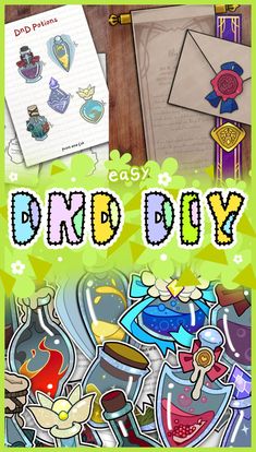 Your kids will love the whimsical fantasy designs of these game cards. Simply print them at home and cut them out with your kids. Make it easy and fun to remember inventory, potions and magical items!