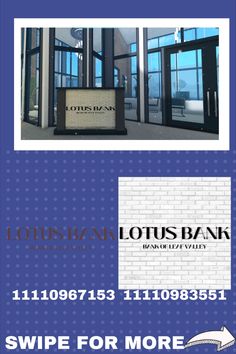 an advertisement for louis bank on the side of a building