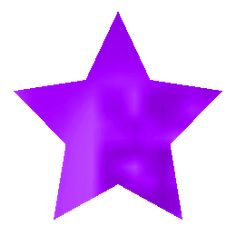 a purple star on a white background