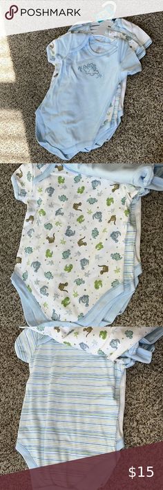 NWT Spasilk baby bodysuit 4 pack - 24 month size Bodysuit Pattern, Baby Bodysuit, Silk