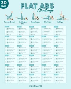 the 30 day flat abs challenge is here to help you get ready for your next workout