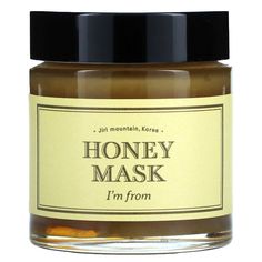 iHerb offers free shipping on orders over $25. Open Composition Honest Farm I'm From Honey Mask contains natural honey created by healthy bees sucking nectar from a wild flower at the clean area of Jiri mountain. Natural honey (38.7%) recovers skin vitality and moisture through immediately supplying moisture and nourishment. Relax not only skin also mind with sweet and soft fragrance. Experience moist and healthy skin forever. I'm From Honey Mask, Honey Beauty, Real Honey, Honey Mask, Skin Care Masks, Beauty Mask, Natural Honey, Cosmetic Skin Care, Dehydrated Skin