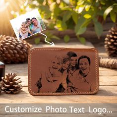 Product: Personalized photo wallet Gender: Men/Women (universal) Size：7 X 10 cm describe: Looking for a wallet that can express your personality and unique charm? We recommend customizing this photo wallet for you. You can customize a unique photo wallet according to your needs and preferences, making every payment full of memories. Material: We use high-quality PU material and select high-quality synthetic leather, which is soft and comfortable to the touch and durable. Features: 1. Personalize Father's Day Gift Card Holder With Slots, Bifold Card Holder For Father's Day Gift, Father’s Day Gift Trifold Wallet With Card Slots, Father's Day Trifold Wallet With Card Slots, Father's Day Gift Trifold Wallet, Father's Day Gift Wallet, Personalized Leather Gifts, Mens Card Holder, Picture Engraving