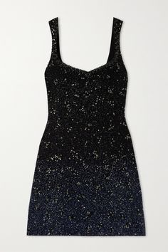 EXCLUSIVE AT NET-A-PORTER. Clio Peppiatt's dresses are like canvases for her intricate beading - each one tells an enchanting story. Made from stretch-mesh, this 'Galaxy' design has been embellished by hand to resemble a magical night sky. The twinkling decorations make it feel incredibly weighty. Clio Peppiatt, Galaxy Dress, Party Outfits For Women, Elegant Cocktail Dress, Church Decor, Casual Fall Outfits, Embellished Dress, Mr Porter, Mesh Dress