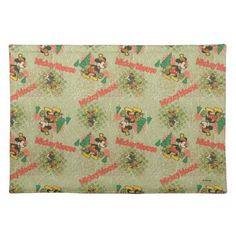 mickey mouse christmas tree placemat