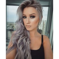 Best Hair Dye, Drag Make-up, Silver Blonde Hair, Hair Color Crazy, Silver Blonde, Hair Color Balayage, Hair Envy, Grunge Hair, Crazy Hair