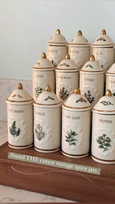 Spice Garden, Fall Decor Ideas, Room Deco, Spice Jars, Kitchen Stuff, Home Decor Kitchen