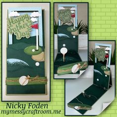 an image of a golf themed greeting card