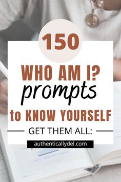 Who Am I? journal prompts to get to know yourself Get To Know Yourself, Journal Questions, Gratitude Journal Prompts, Daily Journal Prompts, Know Yourself, Life Questions, Writing Therapy, Keeping A Journal, Journal Writing Prompts