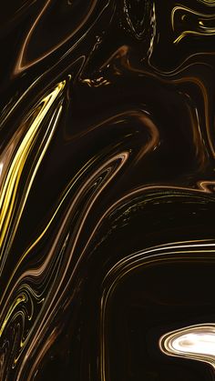 an abstract background with gold and black swirls