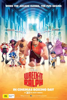 the poster for wreckin't it movie, which features characters from all over the world