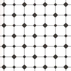 a black and white tile pattern with squares