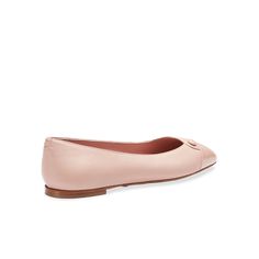 Sacchetto Ballet Flat | Petal Nappa & Patent | Sarah Flint Sarah Flint, Pointe Shoes, High Quality Shoes, Leather Cap, Pop Up Shops, Ballet Flat, Nappa Leather, Covered Buttons, Luxury Shoes