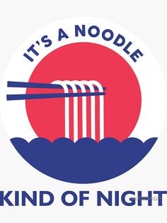 it's a noodle kind of night with chopsticks in the sky