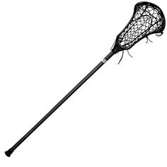 a black and white photo of a lacrosse stick