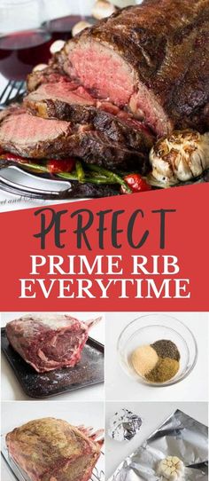 the perfect prime rib every time is ready to be cooked and put on the grill