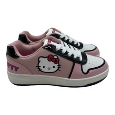 Sanrio Hello Kitty Court Sneakers Women’s Size 7 Pink Lace Up Shoes Hello Kitty Shoes, Sneakers Women, Up Shoes, Brands Outlet, Pink Lace, Lace Up Shoes, Me Too Shoes, Womens Sneakers, Athletic Shoes