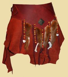 Tribal Skirt by Larperlei on Etsy Viking Halloween Costume, Celtic Clothing, Red Leather Skirt, Medieval Cosplay, Viking Dress, Womens Costumes, Viking Costume, Boho Outdoor, Fest Outfits