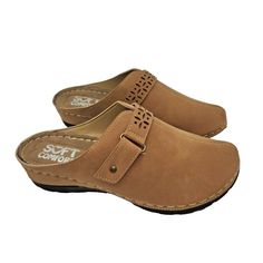 New Soft Comfort Shoe Women 9m Ellis Slip On Clogs Vegan Leather Super Padded Insole Stylish, Soft, Lightweight, Supportive, Pure Comfort, Padded Insole The Best Gift For Your Tired Feet! Comfortable Closed Toe Clogs, Casual Closed Toe Slippers With Ortholite Insole, Faux Leather Slip-on Mules With Leather Footbed, Comfortable Clogs With Ortholite Insole, Comfortable Synthetic Clogs With Flat Heel, Comfortable Synthetic Closed Toe Mules, Ortholite Insole Closed Toe Slippers, Comfortable Clogs With Leather Footbed And Wedge Heel, Slip-on Faux Leather Mules With Cushioned Footbed