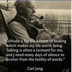 Thinking Minds, Day Of Silence, Extroverted Introvert, How To Gain, Spiritual Enlightenment, Carl Jung, Literary Quotes, Life Path, Daily Motivational Quotes