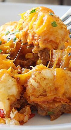 Gluten Free Sloppy Joes, Sloppy Joe Tater Tot Casserole, Parmesan Potatoes, Tot Casserole, Tater Tot Casserole, Sloppy Joe, Hamburger Recipes, Tater Tots, Man Food